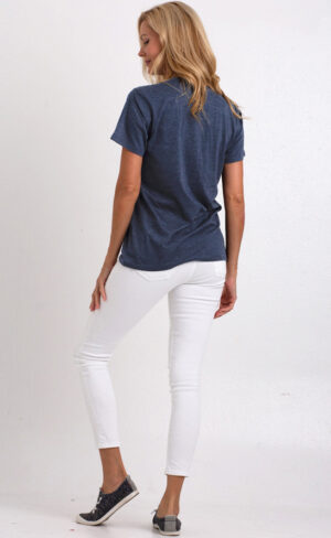 MCT-100 NAVY HEATHER FEM BACK