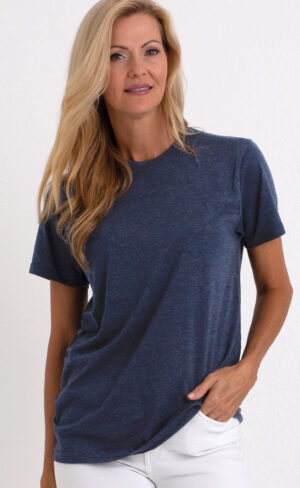 MCT-100 NAVY HEATHER MISSY FRONT